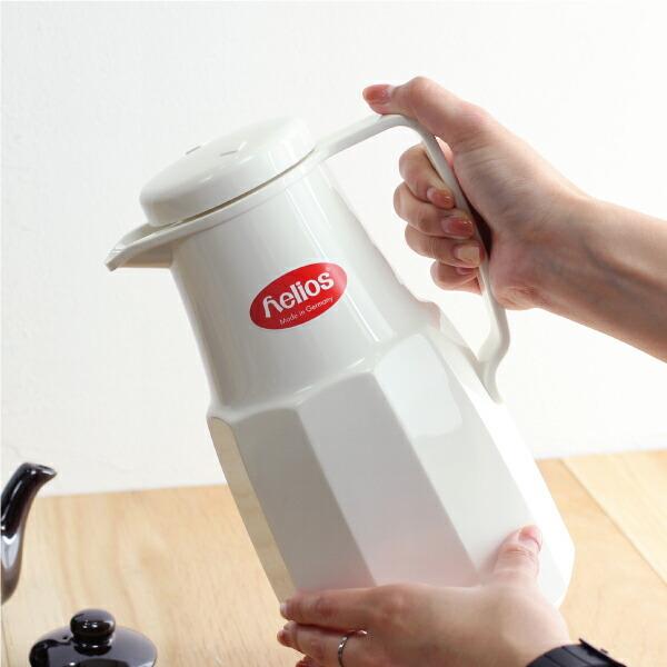 helios ヘリオス Basic(1.0L) ベーシック ホワイト ポット 魔法瓶 ジャグ 保温保冷 | helios（キッチン） | 02