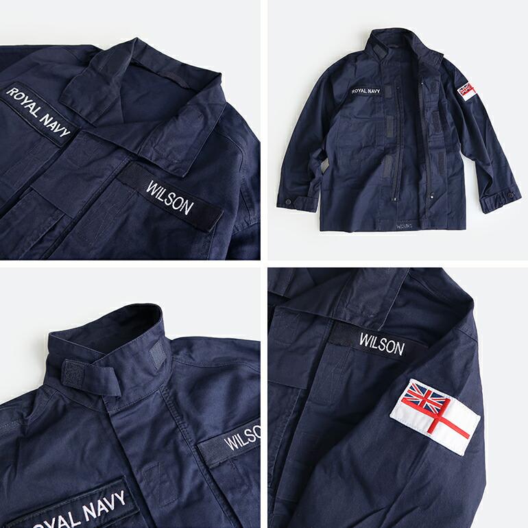 軍放出品 ミリタリー ジャケット ネイビー USED イギリス軍 海軍 ROYAL