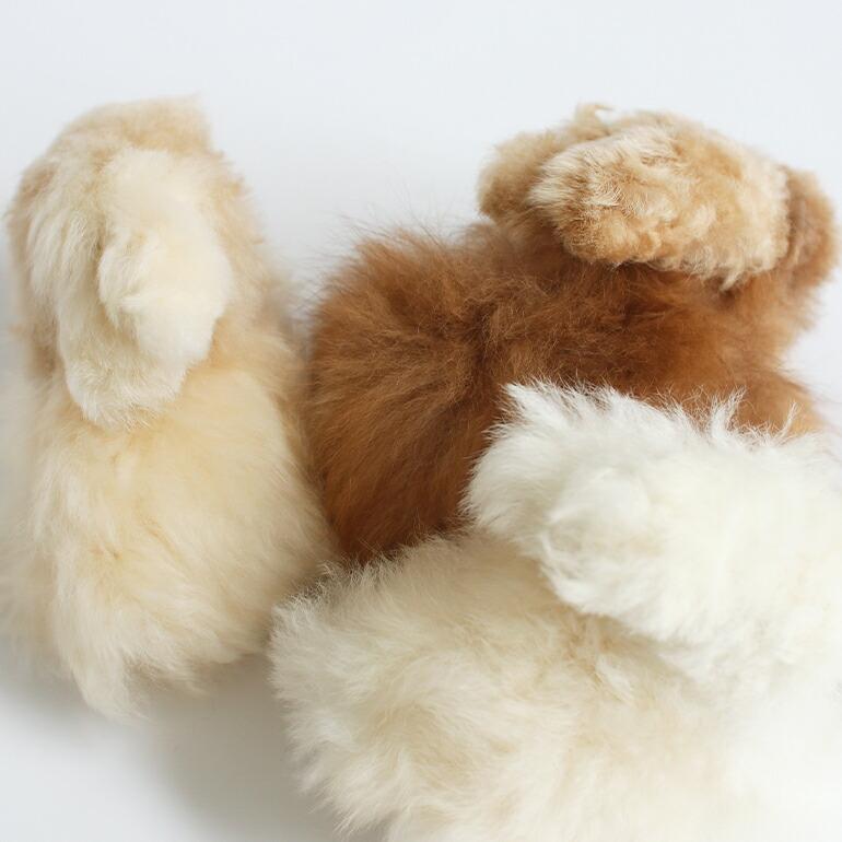 ぬいぐるみ うさぎ アルパカ 原毛 ハンドメイド ペルー MAITE