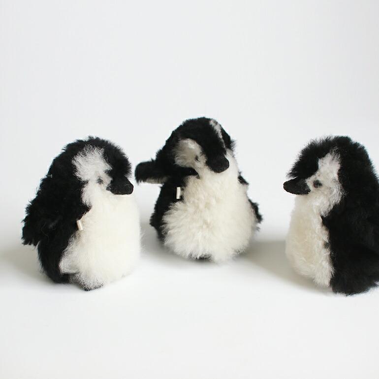 ぬいぐるみ ペンギン アルパカ 原毛 ハンドメイド ペルー MAITE マイテ