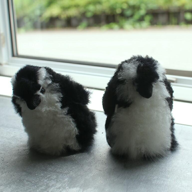 ぬいぐるみ ペンギン アルパカ 原毛 ハンドメイド ペルー MAITE マイテ