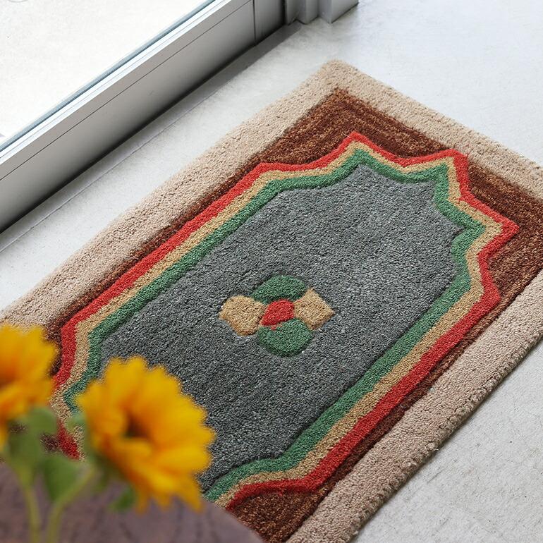 玄関マット カラフル マルチマット インテリア プエブコ PUEBCO MULTI PATTERN MAT マルチパターンマット Large ラージサイズ | PUEBCO | 03