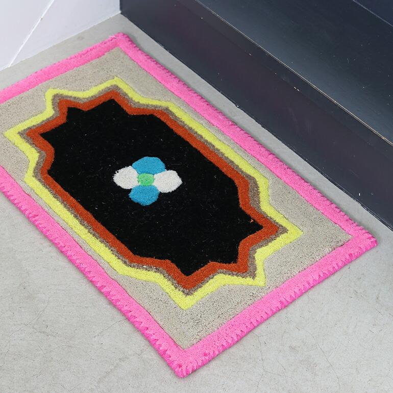 玄関マット カラフル マルチマット インテリア プエブコ PUEBCO MULTI PATTERN MAT マルチパターンマット Large ラージサイズ | PUEBCO | 05