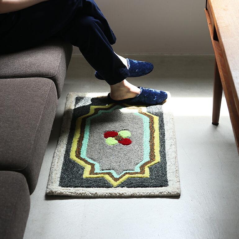玄関マット カラフル マルチマット インテリア プエブコ PUEBCO MULTI PATTERN MAT マルチパターンマット Large ラージサイズ | PUEBCO | 06