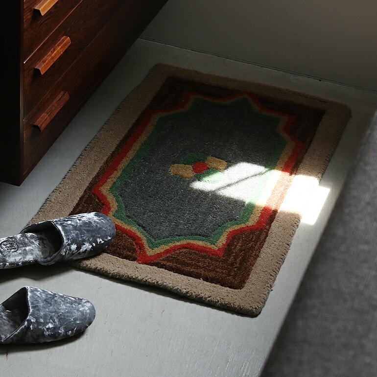 玄関マット カラフル マルチマット インテリア プエブコ PUEBCO MULTI PATTERN MAT マルチパターンマット Large ラージサイズ | PUEBCO | 07