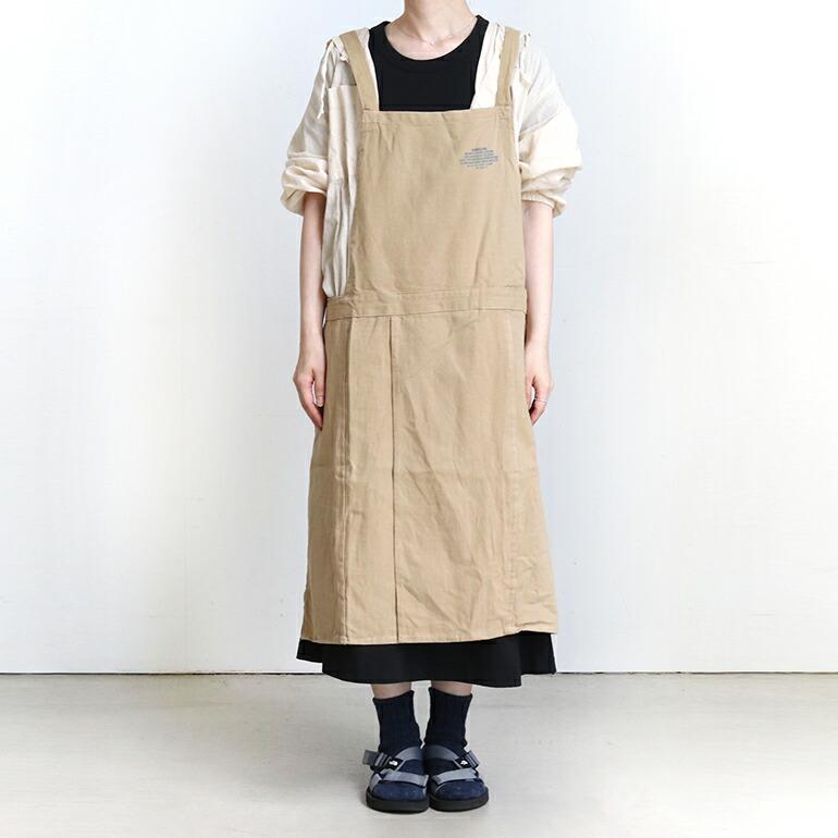 エプロン PUEBCO プエブコ おしゃれ スリット キッチン ブラウン メンズ レディース アウトドア 大きめ POTTERS APRON | PUEBCO | 05