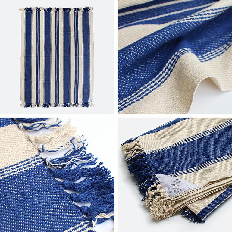 ブランケット PUEBCO プエブコ タオル おしゃれ ストライプ 大判 ひざ掛け MARINE TWILL BLANKET マリン タオル ブランケット | PUEBCO | 02