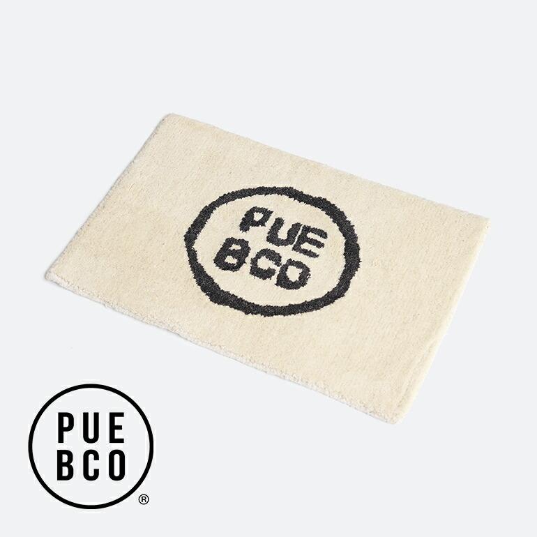 PUEBCO（プエブコ） 玄関マット ドアマット ハンドメイド ロゴ 60×40