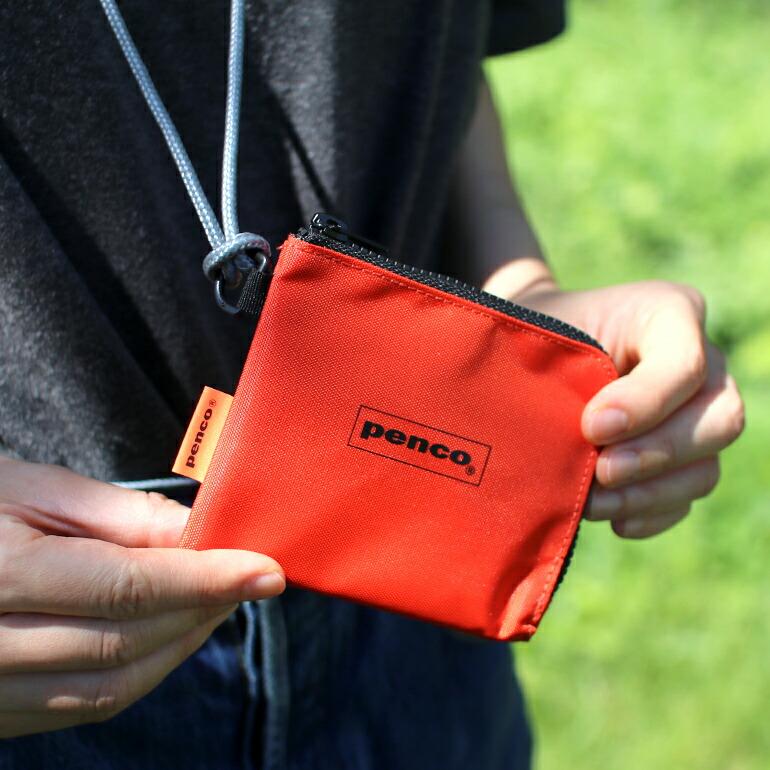 財布 ミニ コンパクト ナイロン メンズ レディース シンプル カラフル L字ファスナー アウトドア ストラップ penco ペンコ Lパース | HIGHTIDE | 08