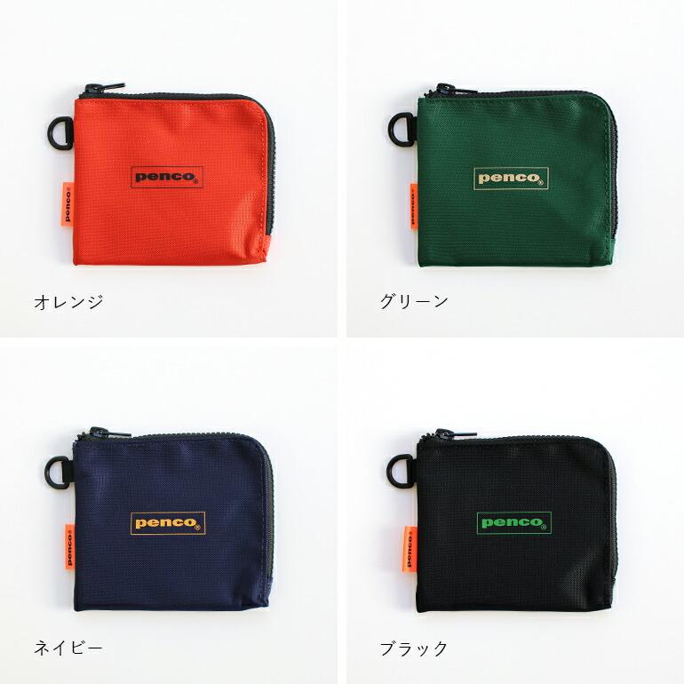 財布 ミニ コンパクト ナイロン メンズ レディース シンプル カラフル L字ファスナー アウトドア ストラップ penco ペンコ Lパース | HIGHTIDE | 11