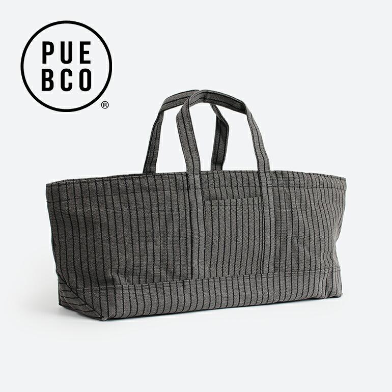 ツールバッグ トートバッグ 大容量 PUEBCO プエブコ ワックスコーティング アウトドア TOWEL LINING WIDE TOOL BAG グレー | PUEBCO