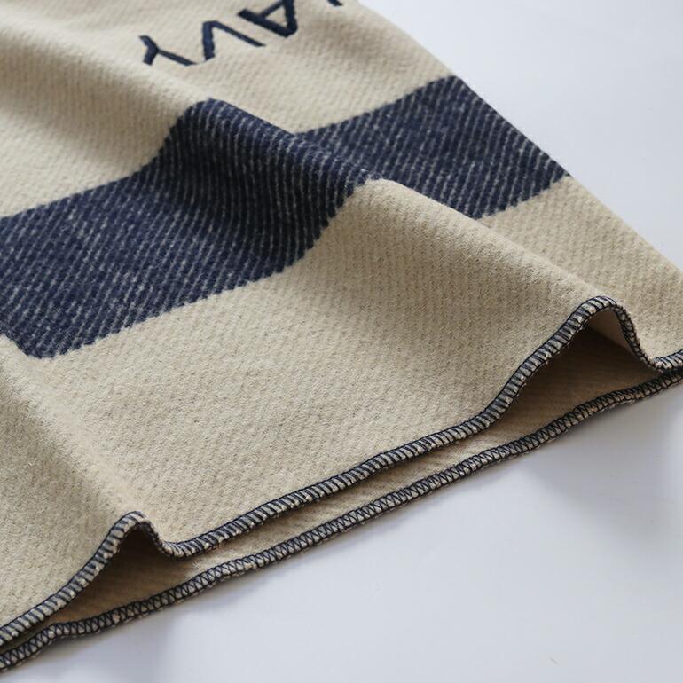 ブランケット ミリタリー 復刻 ウール 米軍 アメリカ USタイプ NAVY