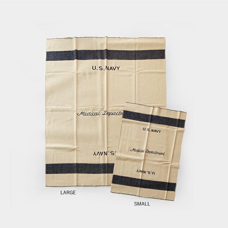 ブランケット ミリタリー 復刻 ウール 米軍 アメリカ USタイプ NAVY