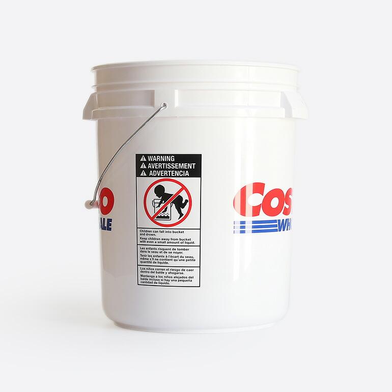 コストコ（Costco） バケツ アメリカ おしゃれ 19L USA 企業ロゴ 5