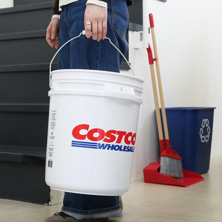 コストコ（Costco） バケツ アメリカ おしゃれ 19L USA 企業ロゴ 5