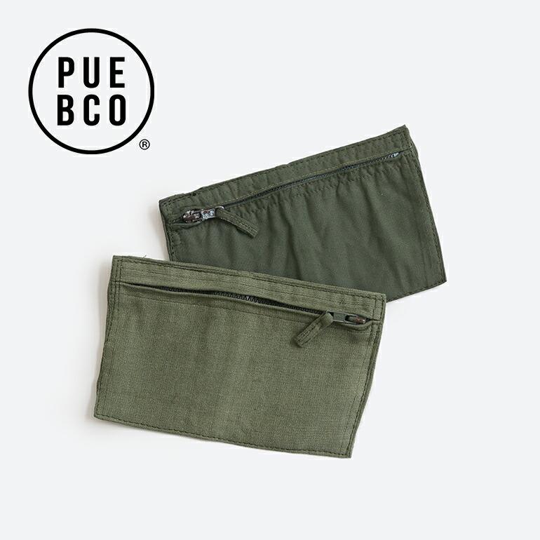 ポーチ 小物入れ メンズ PUEBCO プエブコ オリーブ リメイク 1点もの VINTAGE JUMPSUIT LEG POCKET | PUEBCO