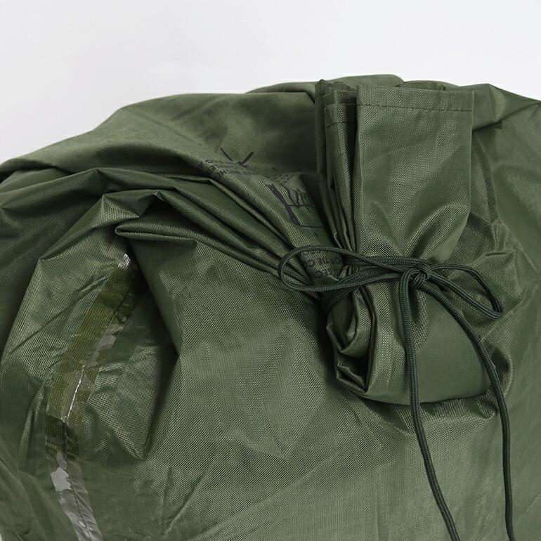 ミリタリー 軍放出品 ドライバッグ インナーバッグ 米軍 アメリカ 防水 オリーブ WATERPROOF CLOTHING BAG ラバーライニング USED | ブランド登録なし | 06
