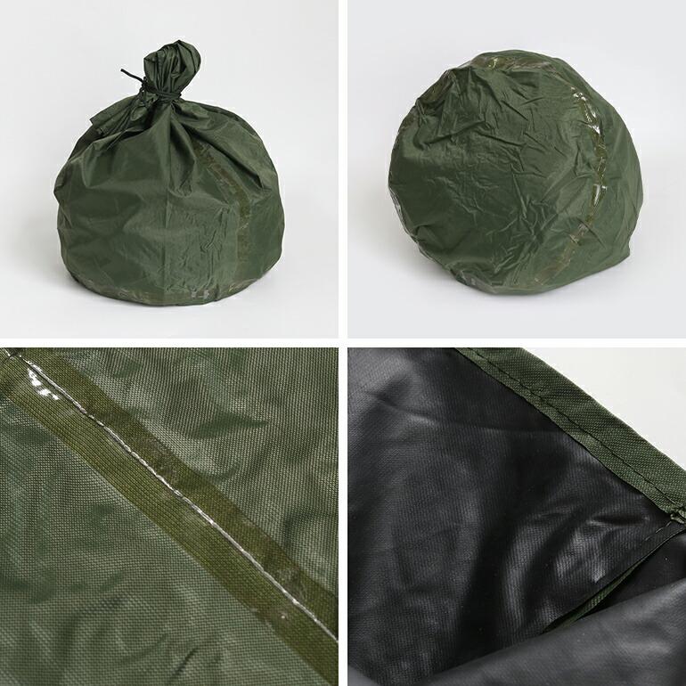 ミリタリー 軍放出品 ドライバッグ インナーバッグ 米軍 アメリカ 防水 オリーブ WATERPROOF CLOTHING BAG ラバーライニング USED | ブランド登録なし | 08
