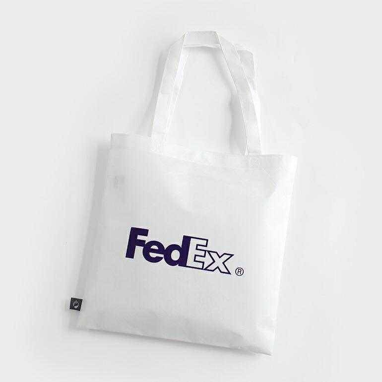 エコバッグ FedEx アメリカ USA 不織布 ホワイト サステナブル ECO BAG | ブランド登録なし