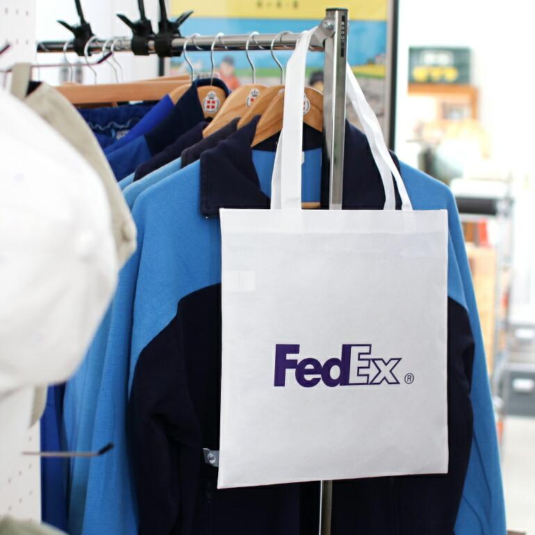 エコバッグ FedEx アメリカ USA 不織布 ホワイト サステナブル ECO BAG | ブランド登録なし | 03