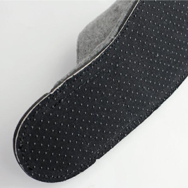 スリッパ メンズ レディース おしゃれ シンプル フェルト 無骨 ライトグレー プエブコ PUEBCO SLIPPER 22.5-25cm 25-28.5cm | PUEBCO | 01