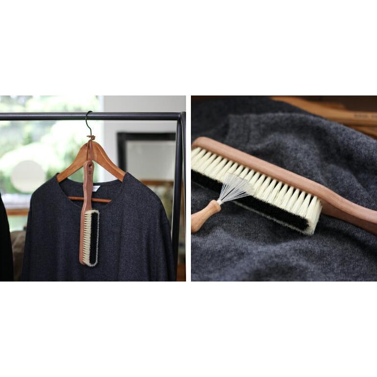 洋服ブラシ カシミヤ 衣類ケア スーツ コート 黒豚毛 白豚毛 木製 ドイツ製 ナチュラルレデッカー Redecker | REDECKER | 03