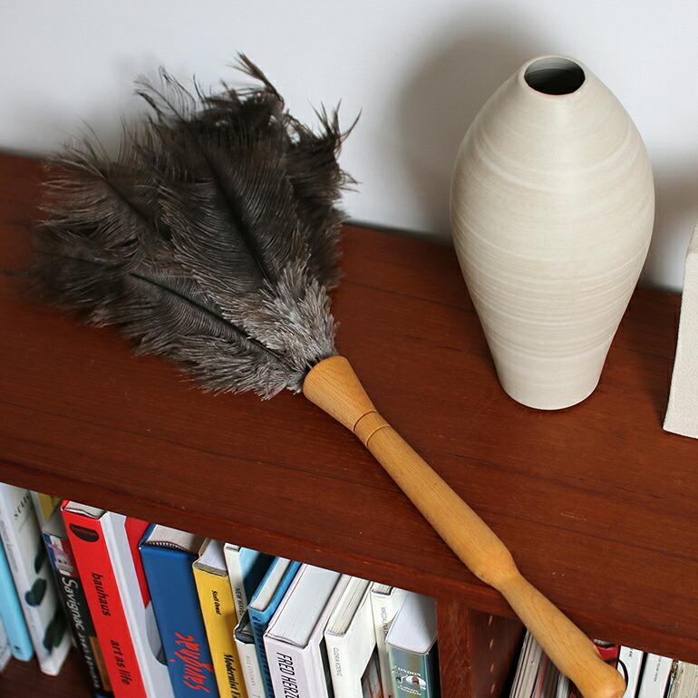 フェザーダスター はたき ダチョウ 羽毛 ホコリ取り 掃除道具 ナチュラル 北欧 スウェーデン SMART スマート FEATHER DUSTER | smart