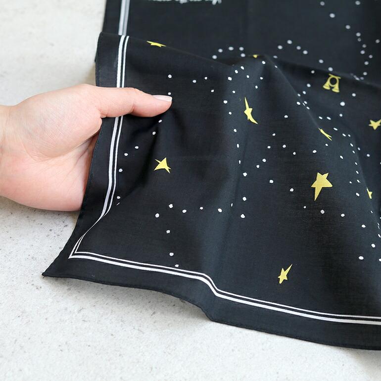 ハンカチ プレゼント 夜空のハンカチーフ げっこうそうがざいてん 月光荘画材店 | ブランド登録なし | 06