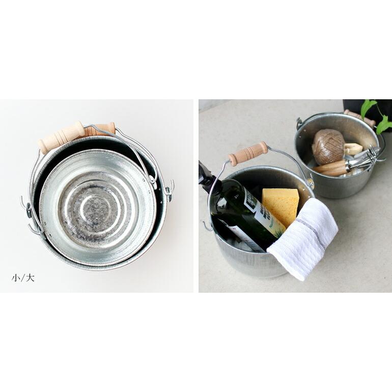 バケツ トタン 掃除道具 園芸 レトロ まつのや 松野屋 トタン豆バケツ 3.6L 大 | ブランド登録なし | 03