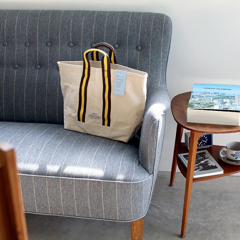 トートバッグ 帆布 大きめ PUEBCO プエブコ カレッジトートバッグ  ライブラリー | PUEBCO | 01