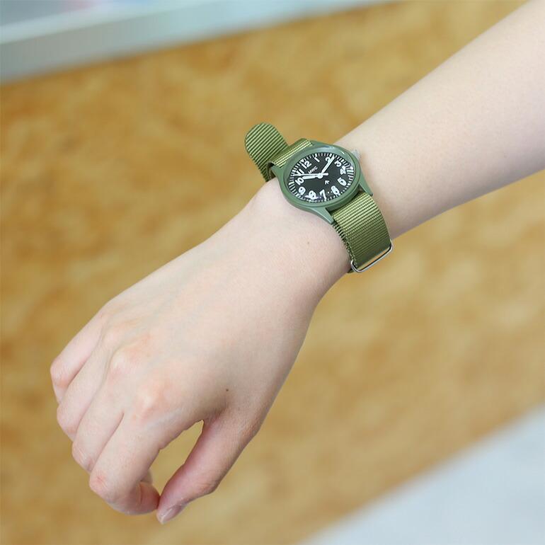 MWC Military Watch 腕時計 オリーブグリーン Amazon | MWC MIL/1966/OL Military Watch ブロードアロー
