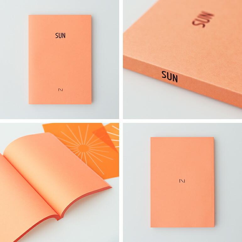 ノート オレンジ SUN A5 440ページ 無地 イラストレーター Noritake ノリタケ | ノリタケ | 01