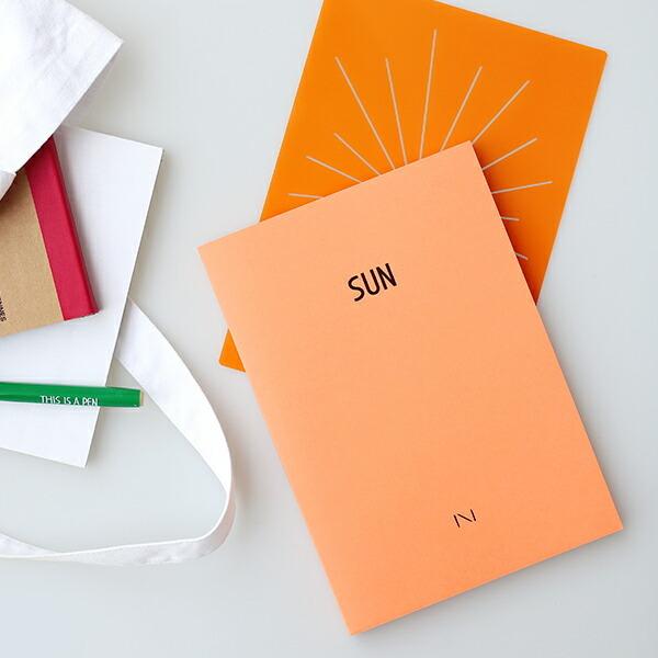 ノート オレンジ SUN A5 440ページ 無地 イラストレーター Noritake ノリタケ | ノリタケ | 02