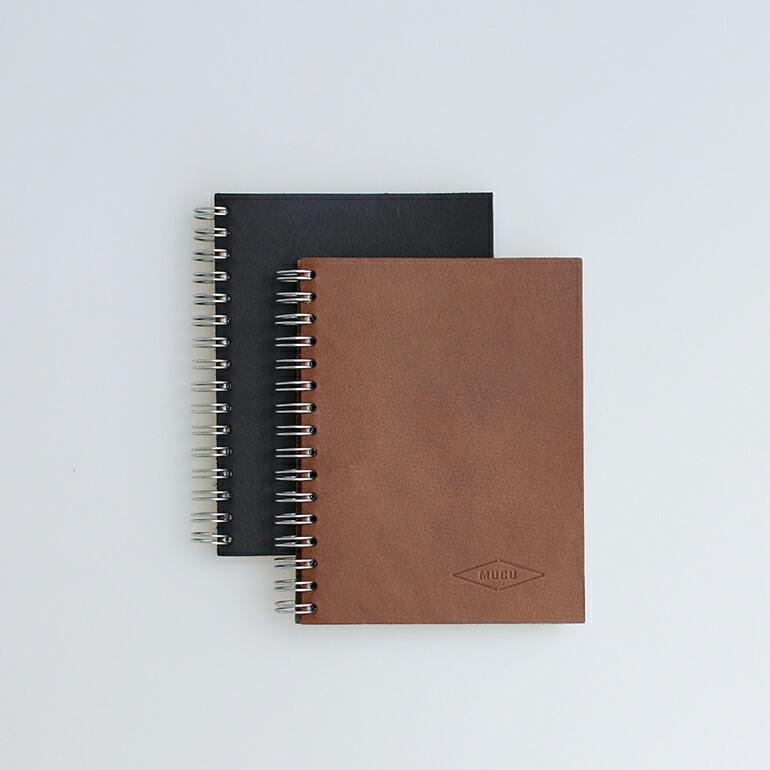 リングノート レザー おしゃれ LEATHER RINGNOTE S メモ帳 方眼 120ページ 牛本革表紙 シンプル MUCU ムク | ブランド登録なし