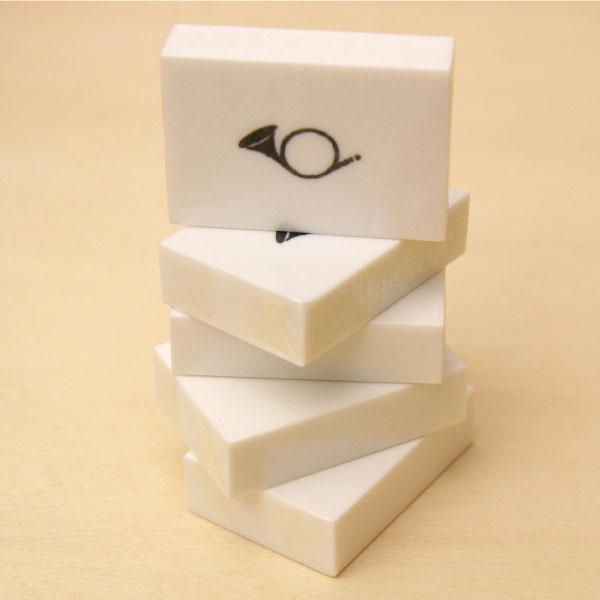 消しゴム プラスチック ミニ 2個セット ホルンマーク げっこうそうが