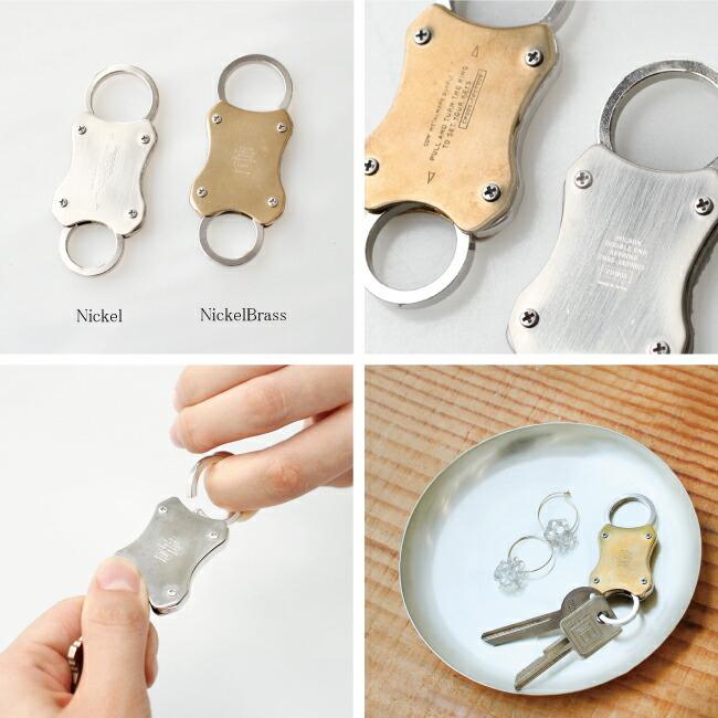 キーリング キーホルダー スプリング式 ベルトフック シンプル Wilson Nichel/NickelBrass キャンディデザイン&ワークス CANDY DESIGN&WORKS | CANDY DESIGN&WORKS | 03