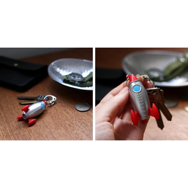 キーホルダー キーチェーン ライト付き ロケット音 ユニーク かわいい キッカーランド KIKKERLAND Rocket Keychain | KIKKERLAND | 02