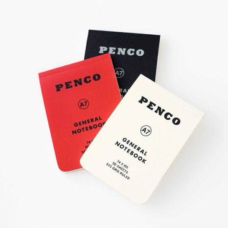 メモ帳 ノート A7 方眼 5mm ポケ ット ペンコ penco ハイタイド | penco