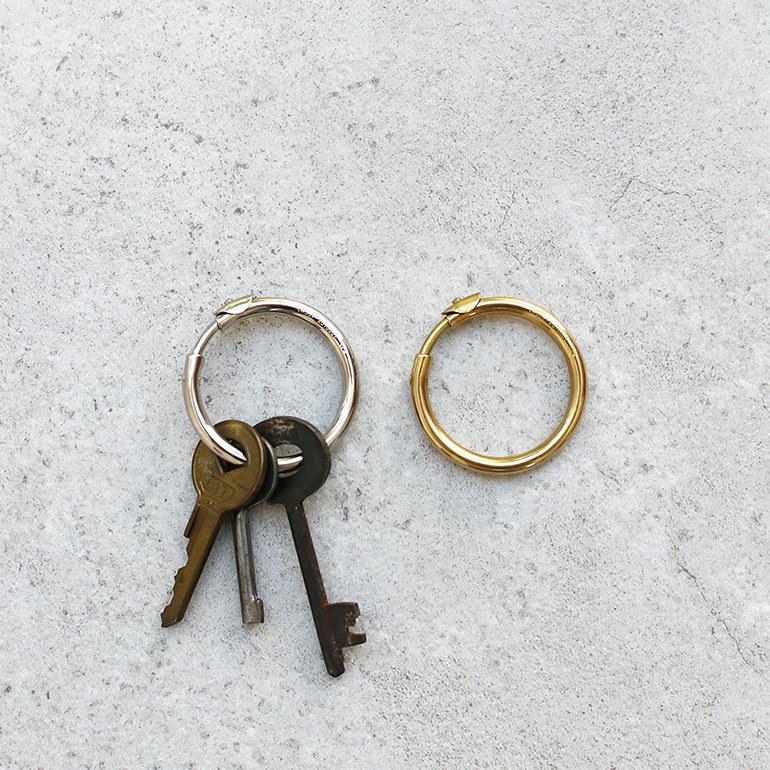 キーリング キーホルダー 円形 シンプル Nicola スプリングプルリング キャンディデザイン&ワークス CANDY DESIGN&WORKS | CANDY DESIGN&WORKS