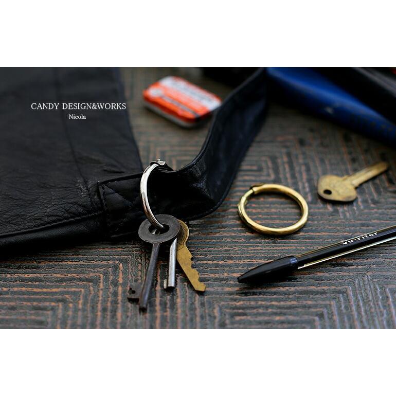 キーリング キーホルダー 円形 シンプル Nicola スプリングプルリング キャンディデザイン&ワークス CANDY DESIGN&WORKS | CANDY DESIGN&WORKS | 03