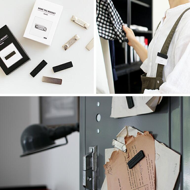 マグネット ネームプレート 強力 ステンレス シンプル DETAIL ディテール Name Tag Magnet | DETAIL | 03
