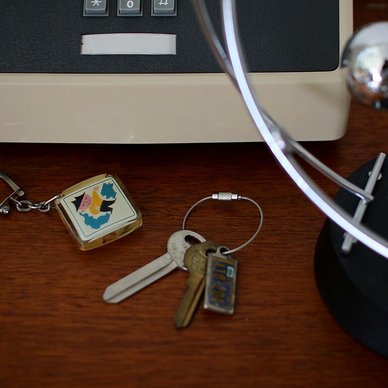 ワイヤー キーホルダー キーリング おしゃれ リング 金具ねじ 鍵 キーチェーン ストラップ シルバー ディテール DETAIL | DETAIL | 01