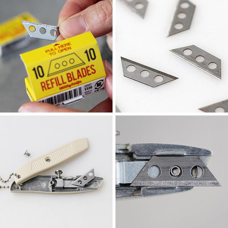 カッター 替刃 リフィル penco ペンコユーティリティーナイフ Utility Knife 10枚入り | penco | 02