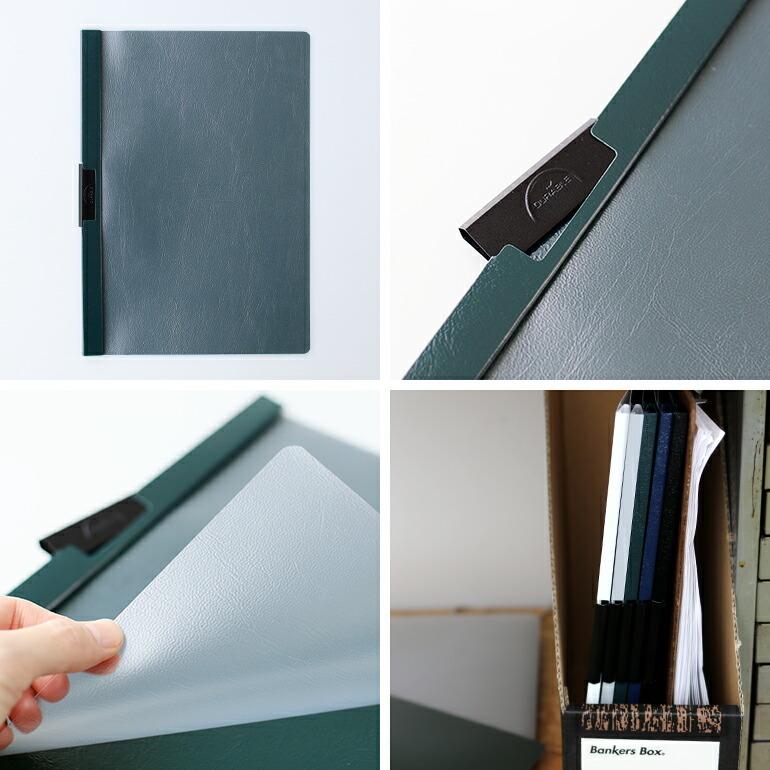 ファイル A4 60枚収納 クリップで挟むだけ しなる 書類整理 透明 カラー シンプル スタイリッシュ ドイツ文具 デュラクリップ DURABLE デュラブル DURACLIP 60 | ブランド登録なし | 02