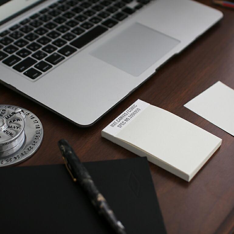 メモパッド メモ帳 手のひらサイズ ポケットサイズ 無地 50枚 コミック