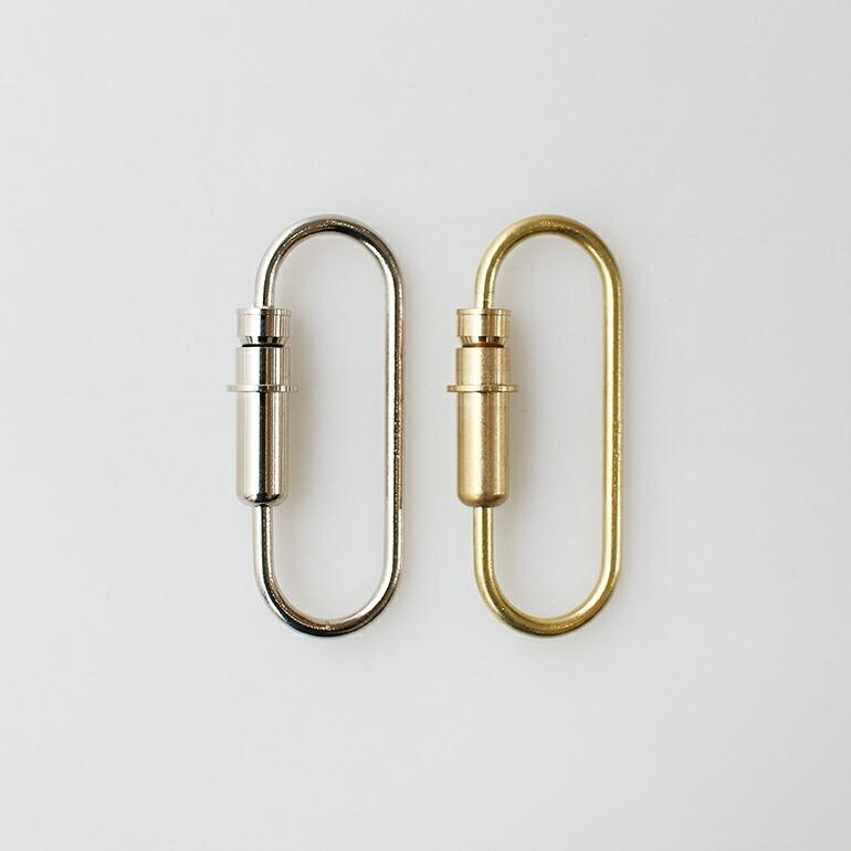 カラビナ おしゃれ バレットモチーフ ニッケル ブラス Bullet Carabiner キャンディデザイン&ワークス CANDY DESIGN&WORKS | CANDY DESIGN&WORKS