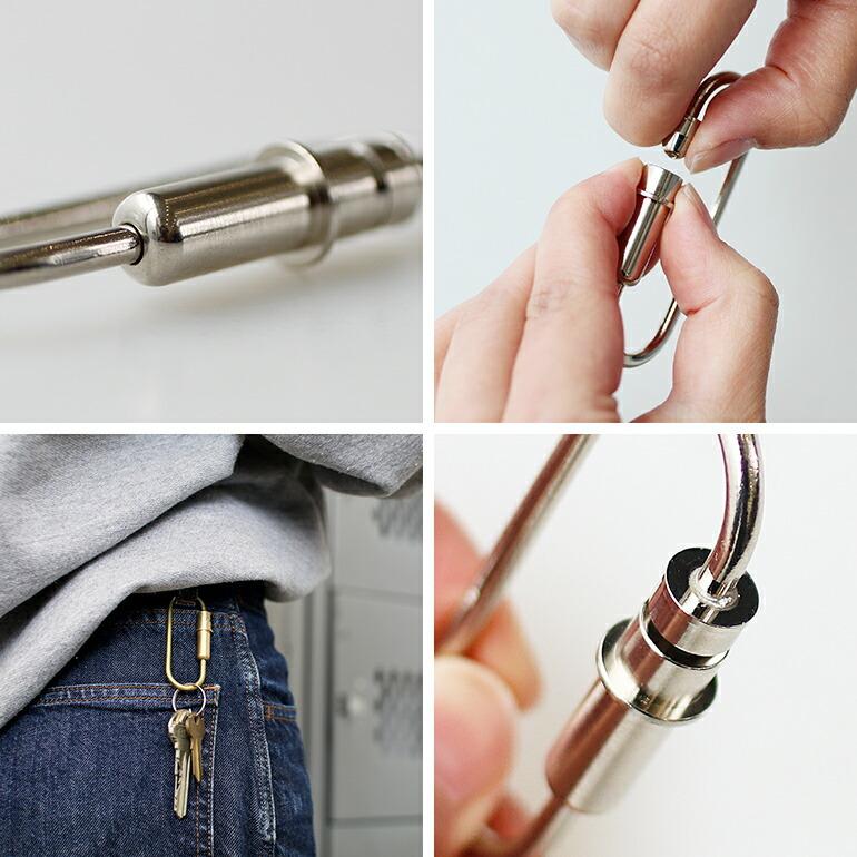 カラビナ おしゃれ バレットモチーフ ニッケル ブラス Bullet Carabiner キャンディデザイン&ワークス CANDY DESIGN&WORKS | CANDY DESIGN&WORKS | 05