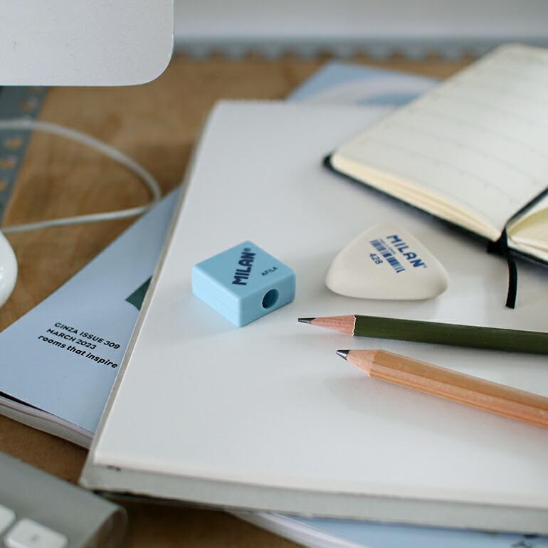 鉛筆削り ミニ 手動 持ち運び ミラン MILAN シャープナー 1918シリーズ | ミラン | 07