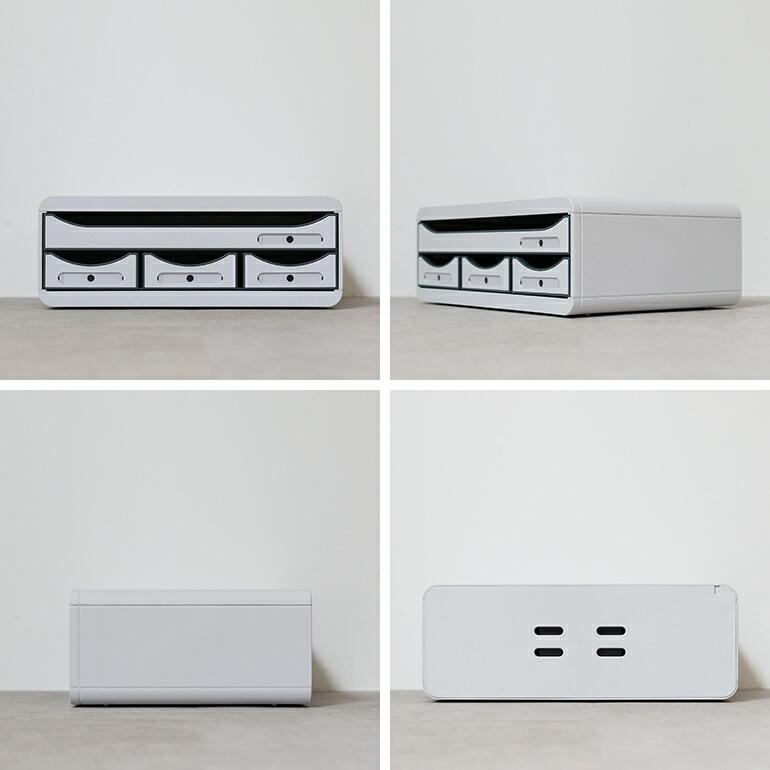 レターケース 引き出し A4 スタッキング 横 エグザコンタ EXACOMPTA ツールボックス 4ポケット 横型 | ブランド登録なし | 04