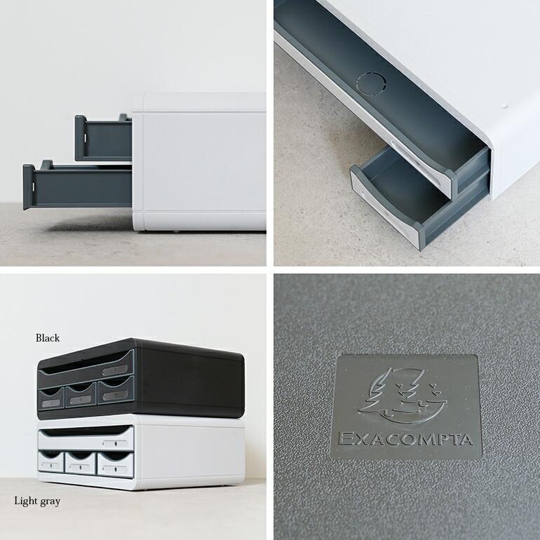 レターケース 引き出し A4 スタッキング 横 エグザコンタ EXACOMPTA ツールボックス 4ポケット 横型 | ブランド登録なし | 05